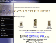 Tablet Screenshot of catmancatfurniture.com